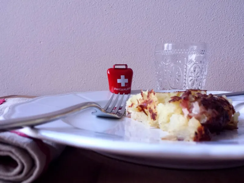 Berner Rösti da vicino, con la crosticina dorata